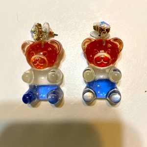 Betsey Johnson Bear Earrings